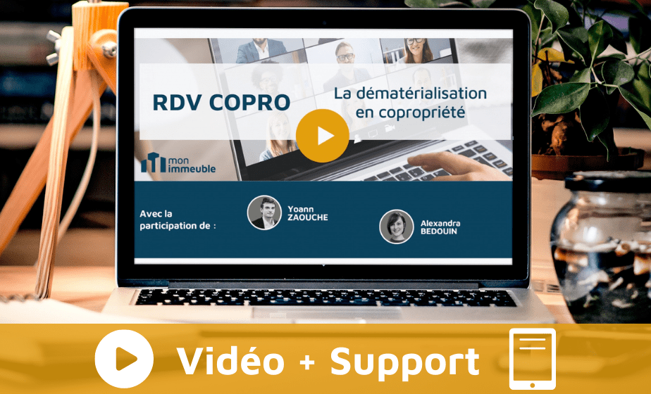 La dématérialisation en copropriété La dématérialisation en copropriété